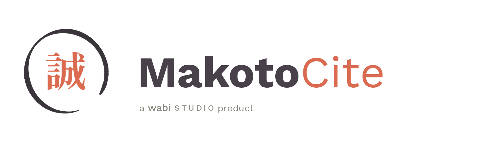 MakotoCite — a Wabi Studio product